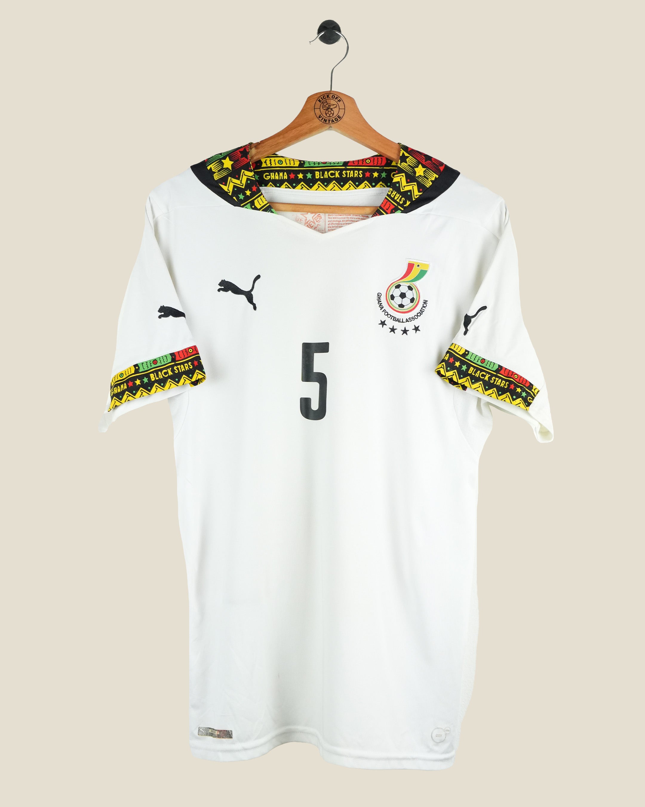 GHANA 2014 ESSIEN HOME SHIRT (M) PUMA