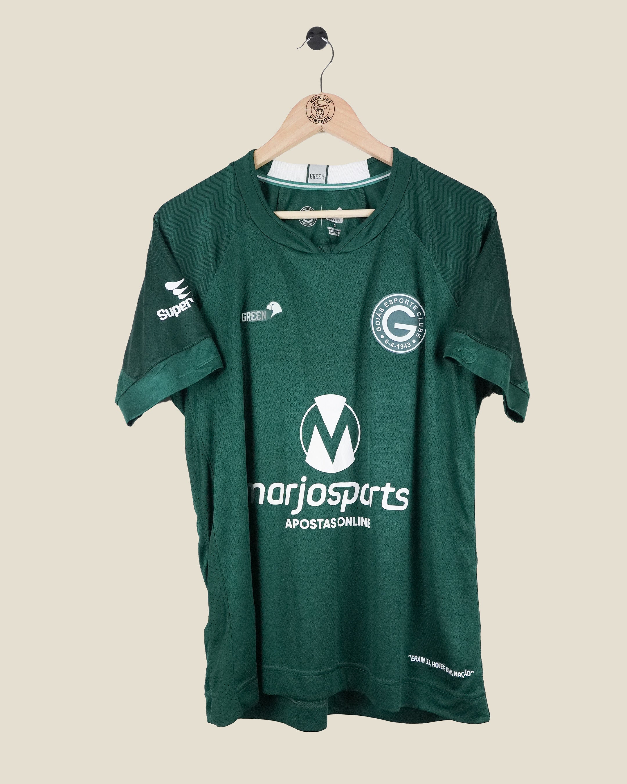 GOIAS 2019 PAULO BRAZ HOME SHIRT (M/L) GR33N