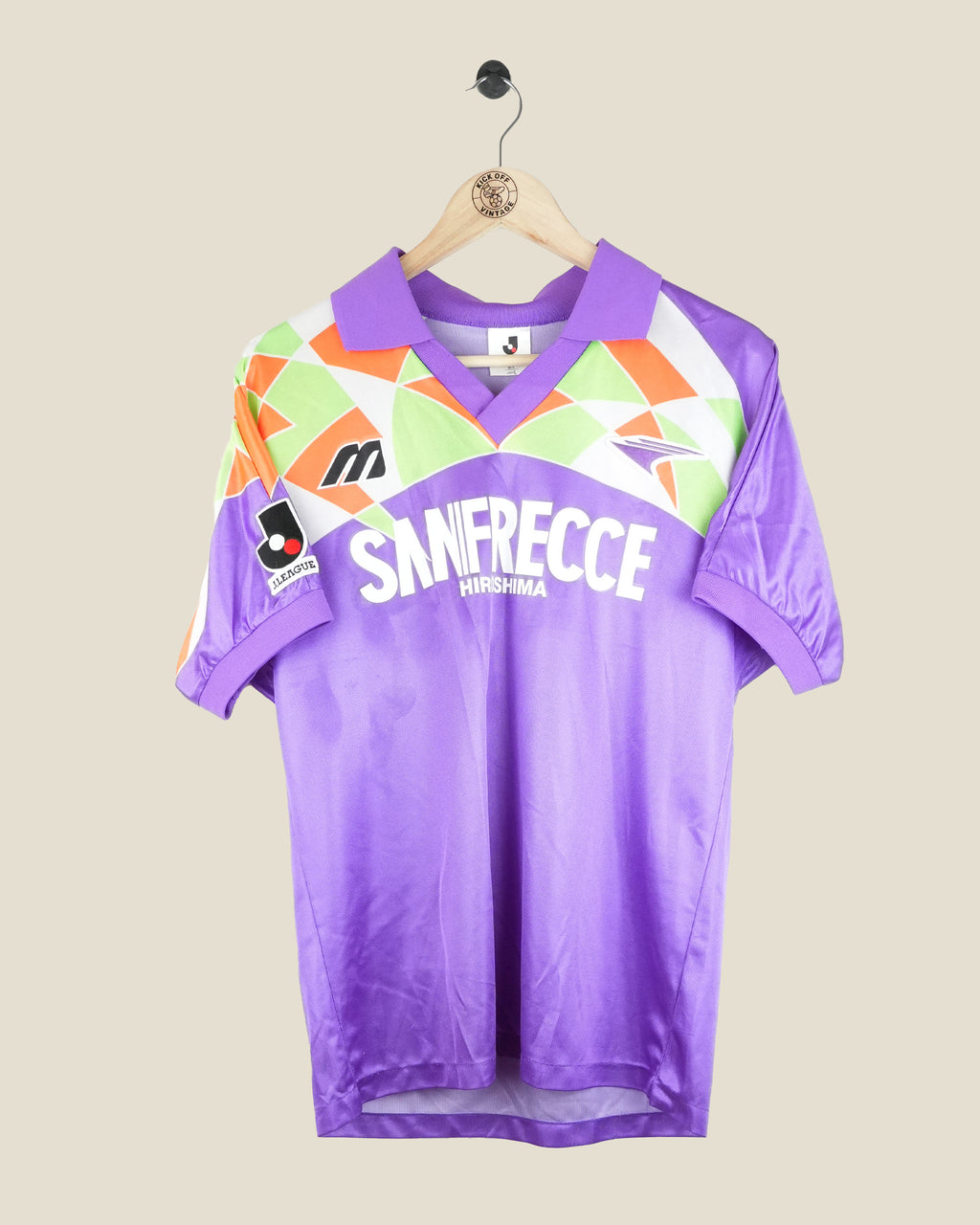 SANFRECCE HIROSHIMA 1993/94 #9 HOME SHIRT (L) MIZUNO