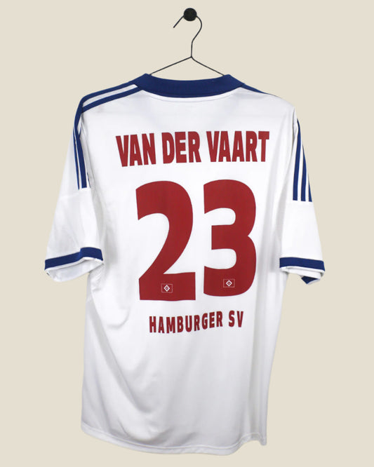 HAMBURG 2013/14 VAN DER VAART HOME SHIRT (L) ADIDAS