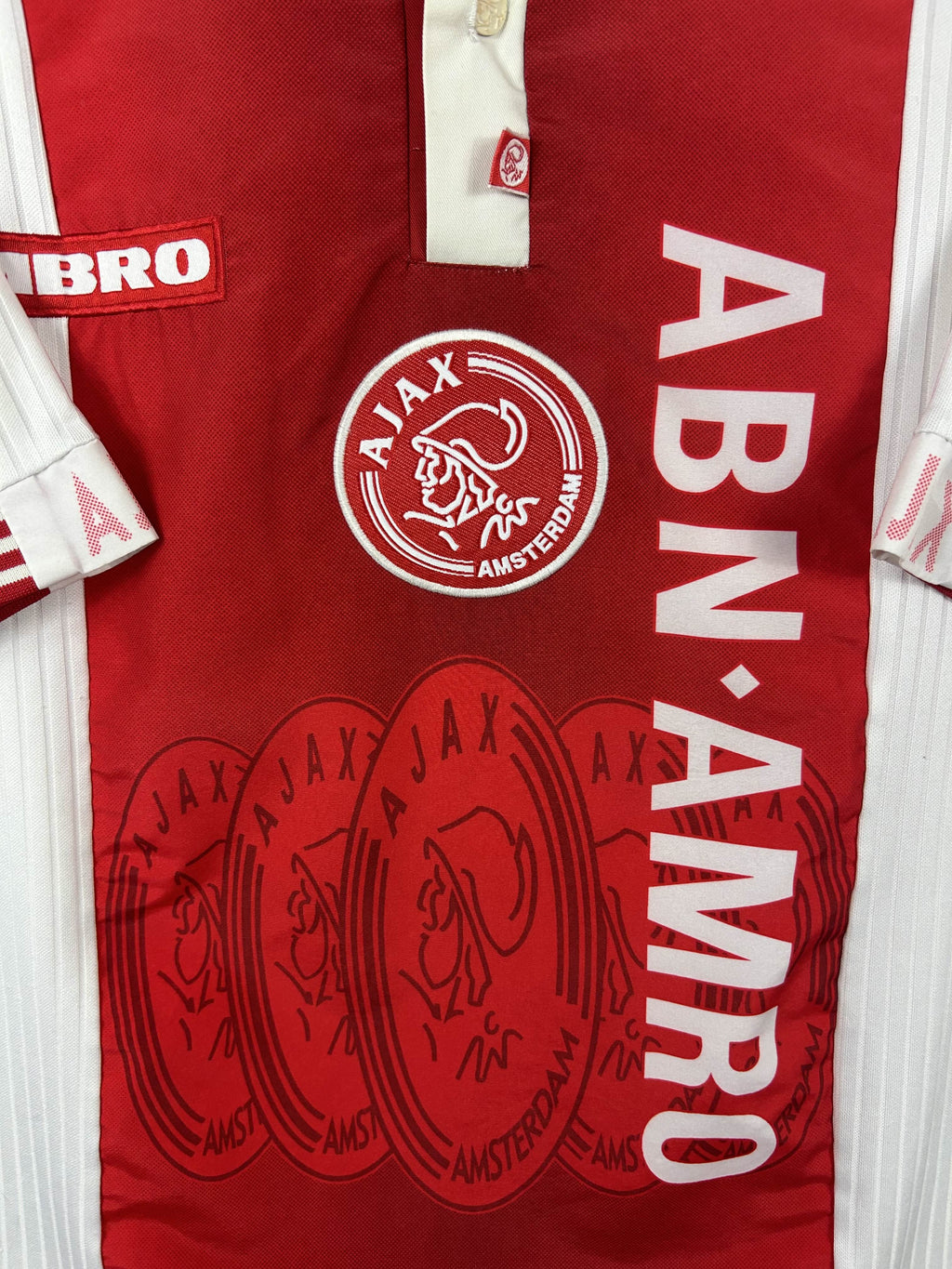 AJAX 1997/98 LITMANEN #10 HOME SHIRT (M) UMBRO