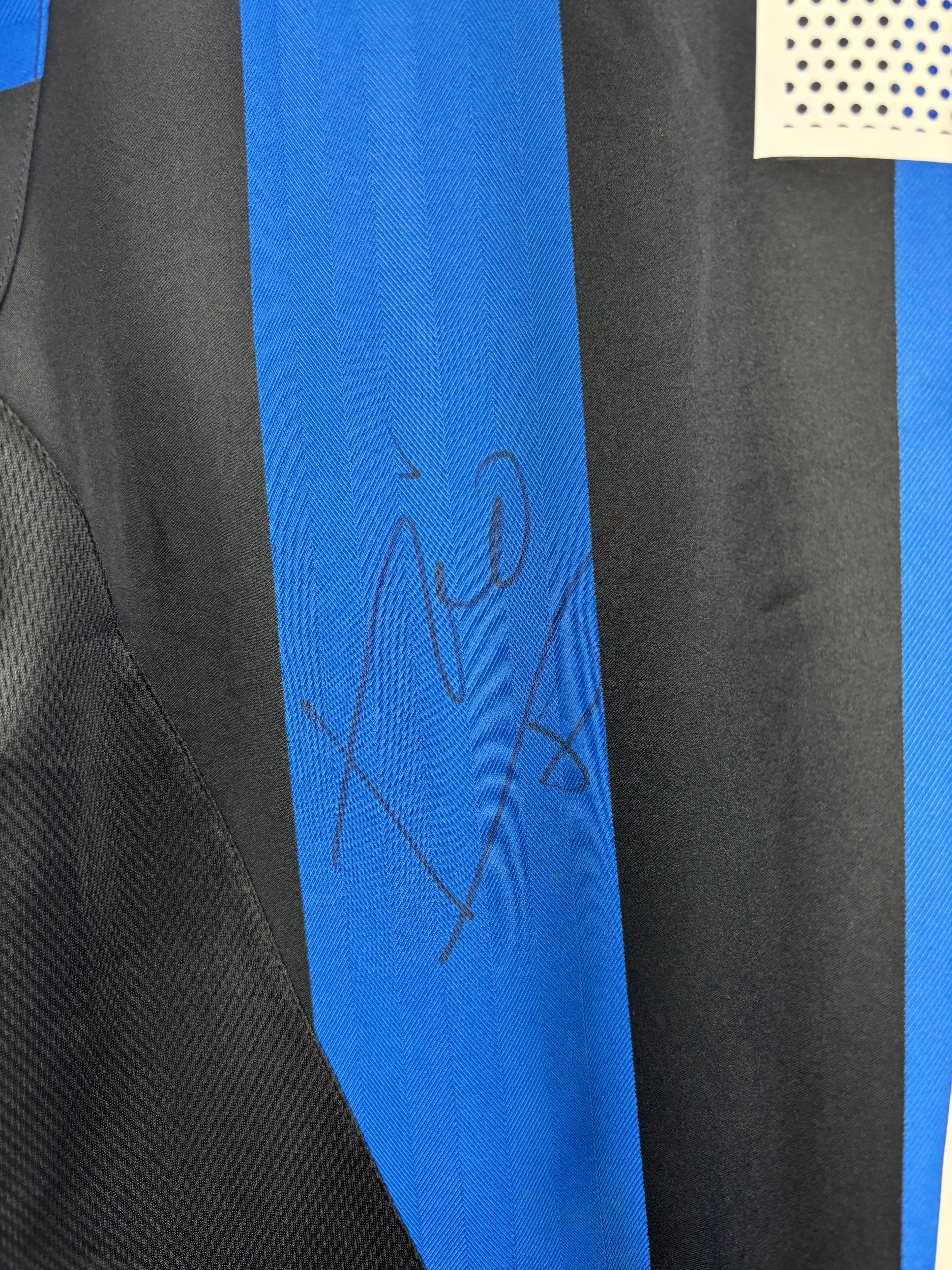 INTER MILAN 2005/06 FIGO SIGNED HOME SHIRT (L/XL) NIKE