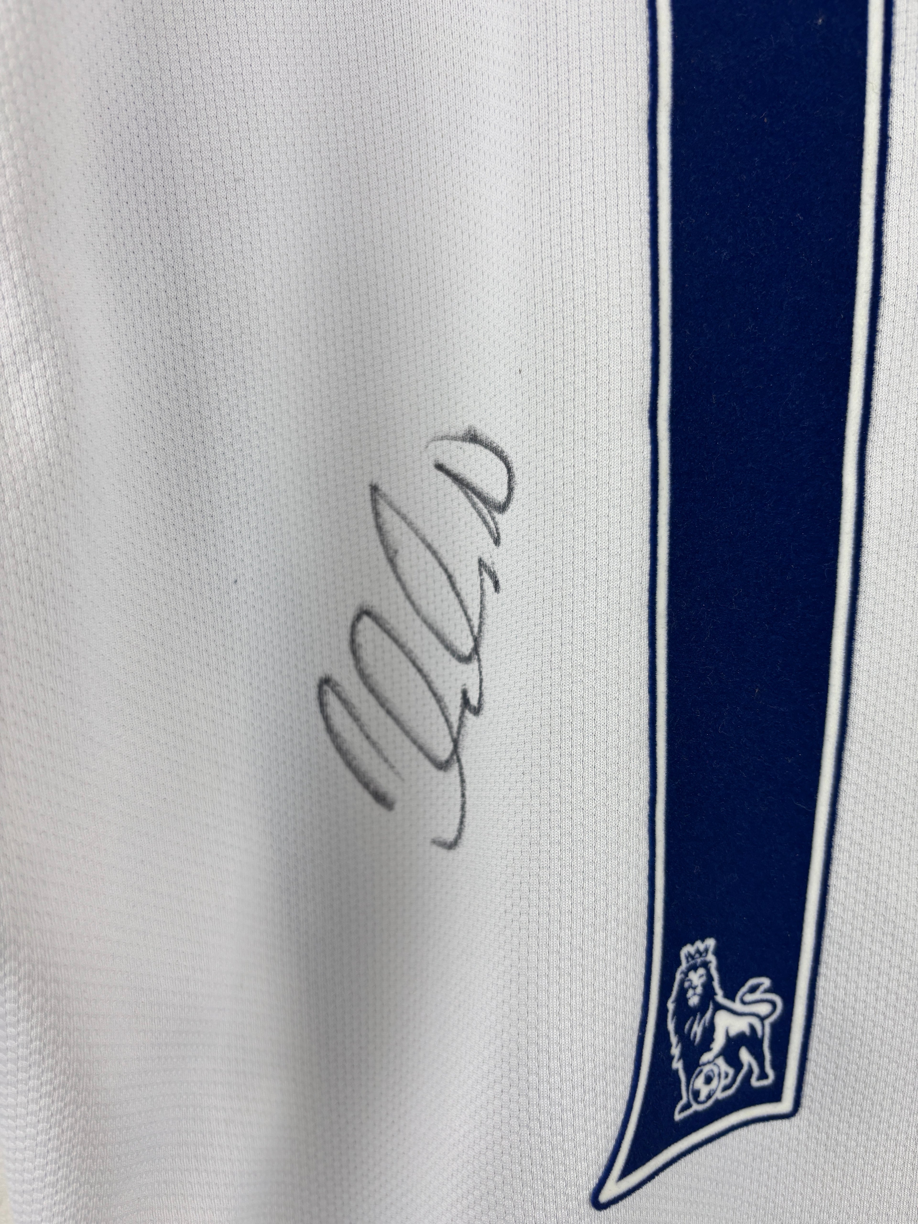 MANCHESTER UNITED 2008/09 VIDIC SIGNED AWAY SHIRT (L) NIKE