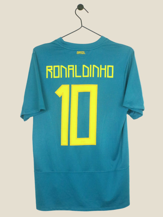 BRAZIL 2011 RONALDINHO #11 AWAY (S) NIKE