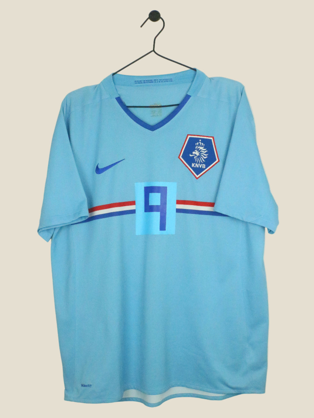Netherlands 2008 V NISTELROOY #9 AWAY (L) NIKE