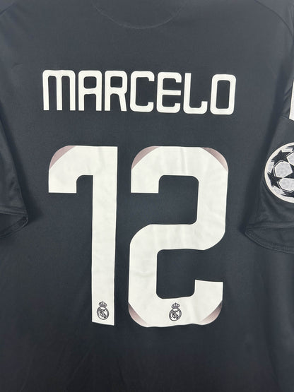 REAL MADRID 2008/09 MARCELO #12 UCL THIRD SHIRT (XL) ADIDAS