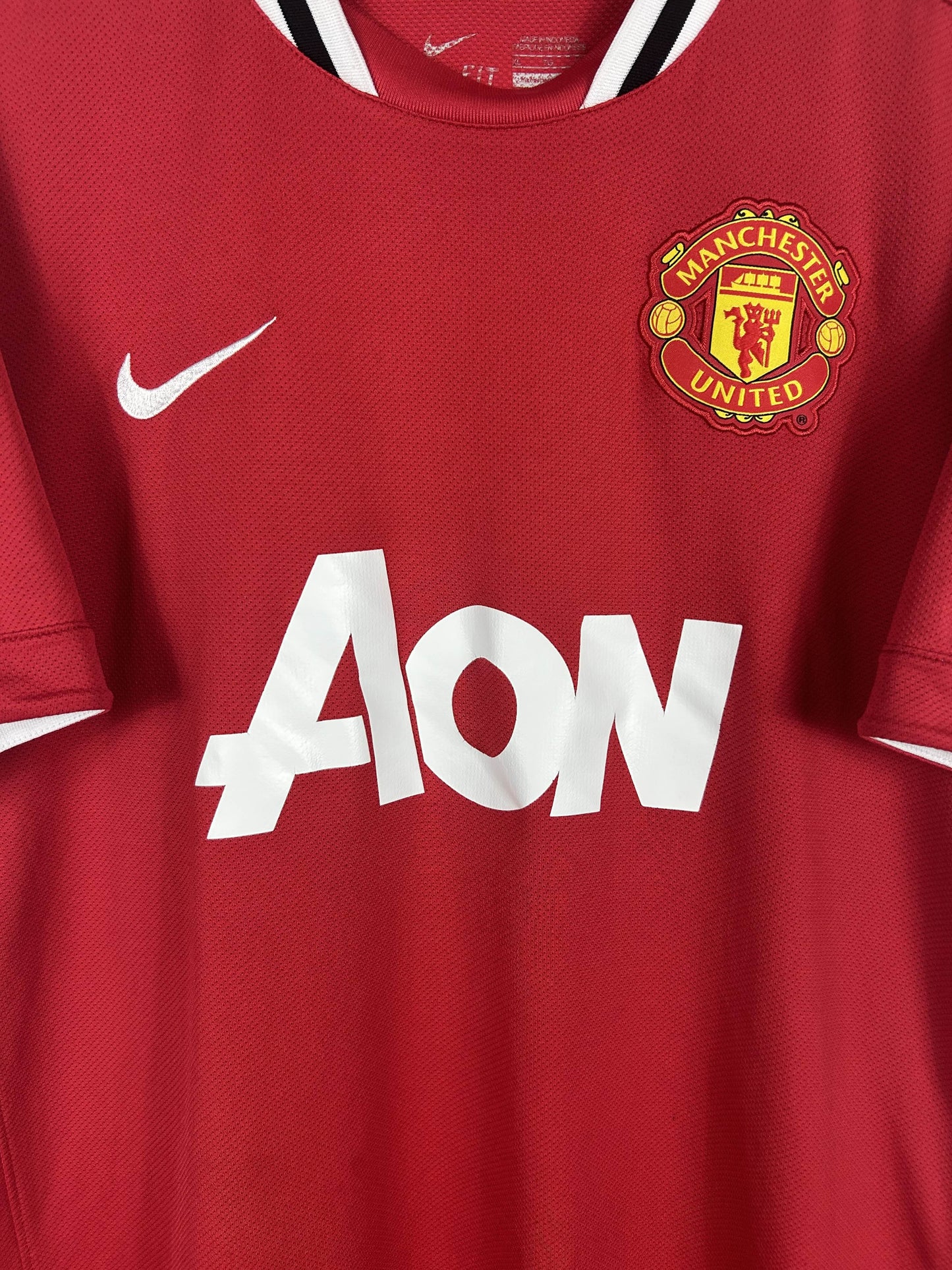 MANCHESTER UNITED 2011/12 BERBATOV #9 HOME SHIRT (XL) NIKE