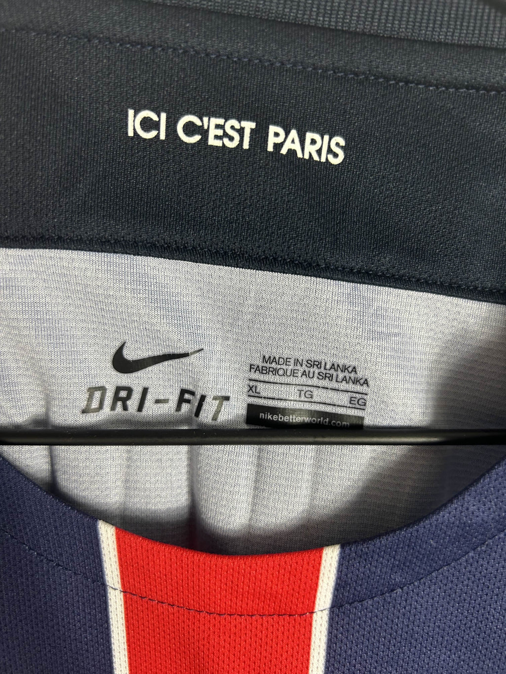 PARIS SAINT-GERMAIN 2015/16 IBRAHIMOVIC HOME SHIRT (XL) NIKE
