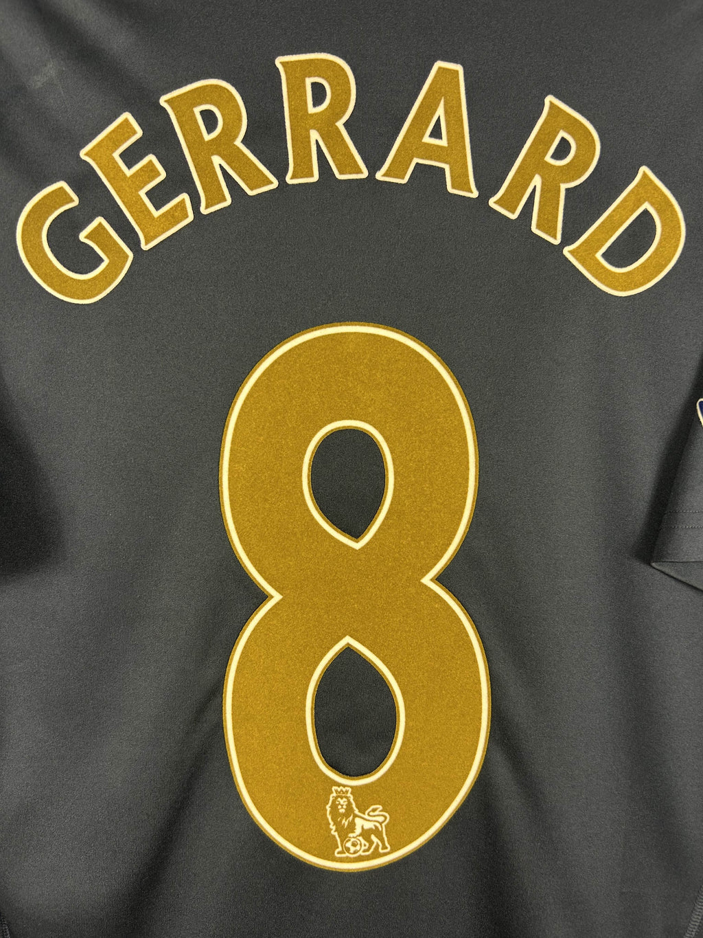 LIVERPOOL 2009/10 GERARD #8 AWAY SHIRT (M) ADIDAS
