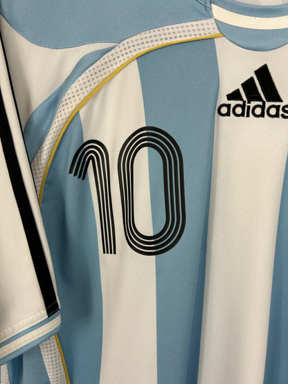 ARGENTINA 2006 RIQUELME #10 HOME SHIRT (L) ADIDAS