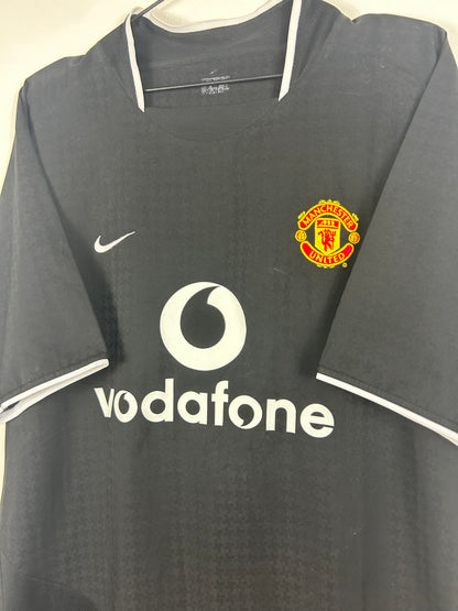 MANCHESTER UNITED 2003/04 ROONEY #8 AWAY SHIRT (L) NIKE