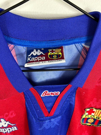 BARCELONA 1995/97 HOME SHIRT (M) KAPPA