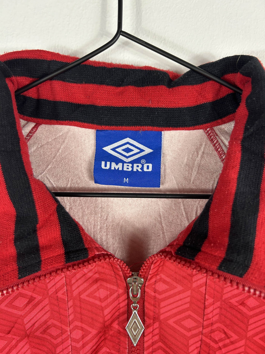 AJAX 1997/98 TRAINING JACKET HALF ZIP (M) UMBRO