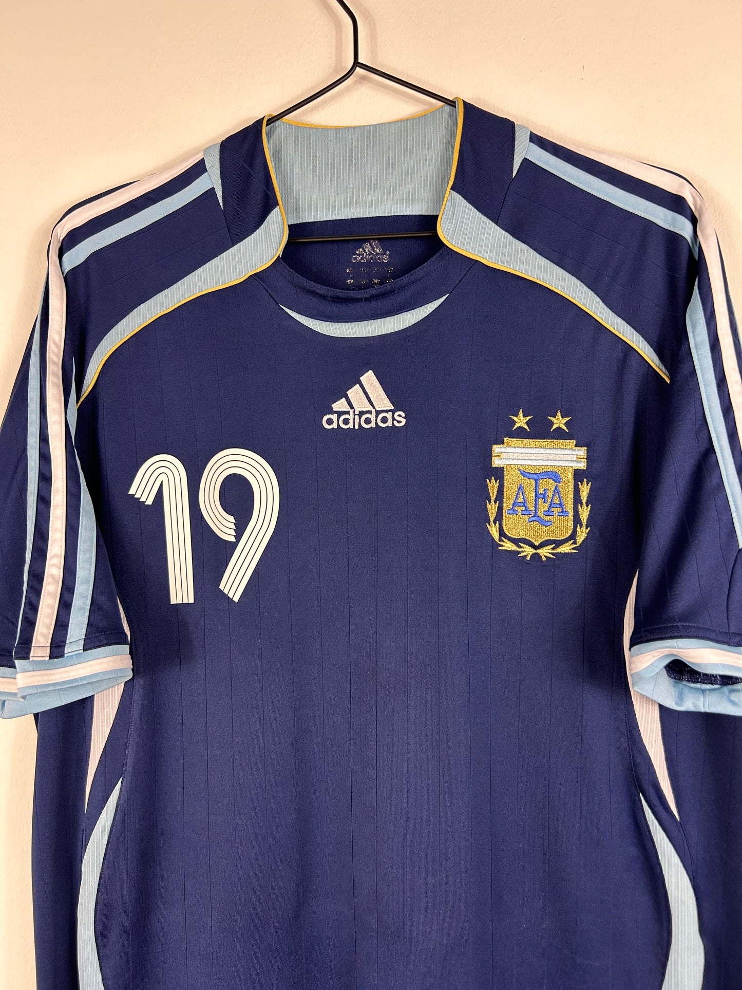 ARGENTINA 2006 MESSI #19 AWAY SHIRT (L) ADIDAS