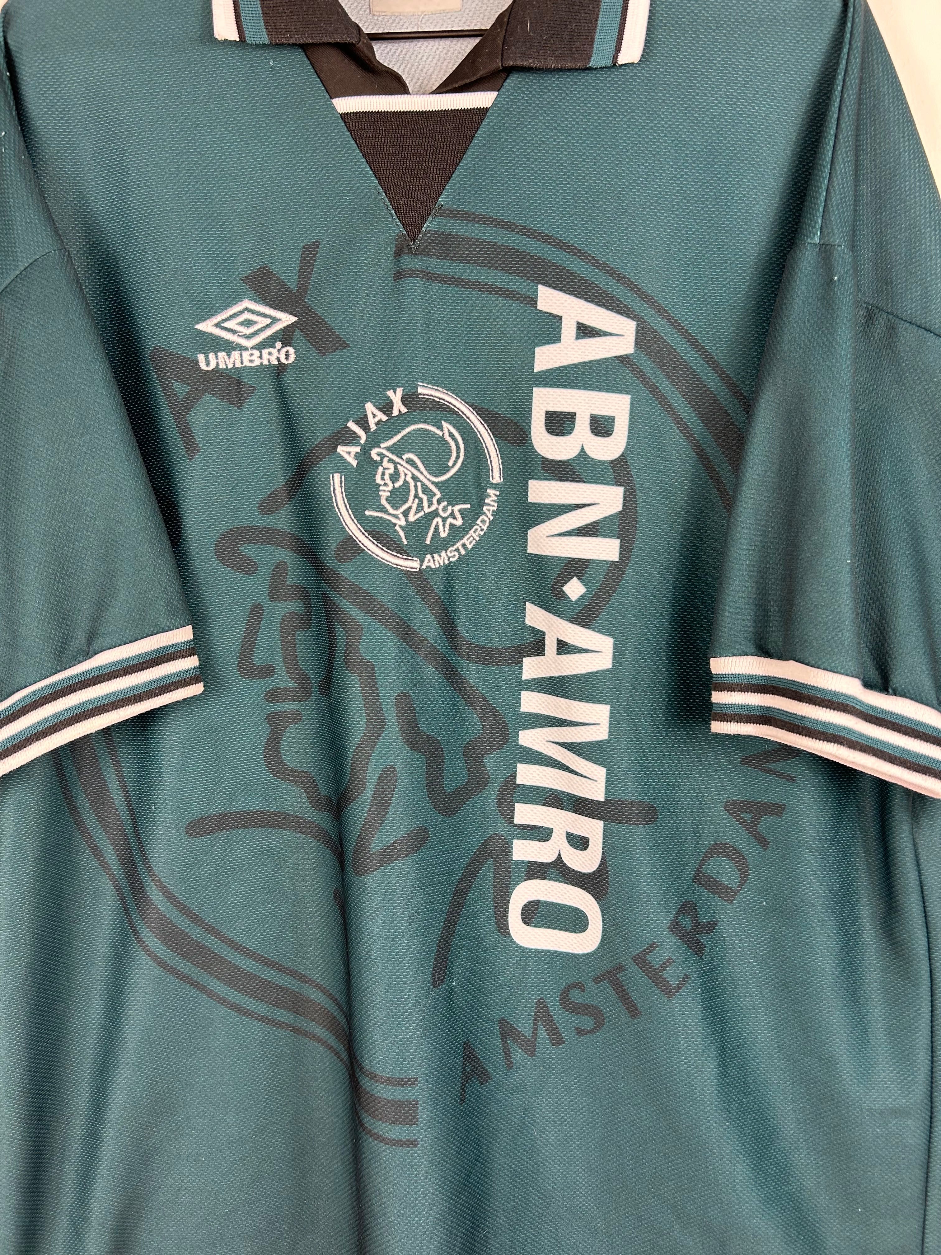 AJAX 1995/96 AWAY SHIRT (XL) UMBRO