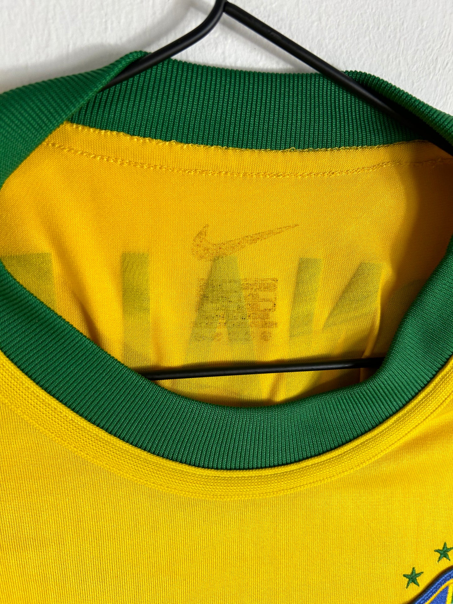 BRAZIL 2000 RONALDO #9 HOME SHIRT (M) NIKE