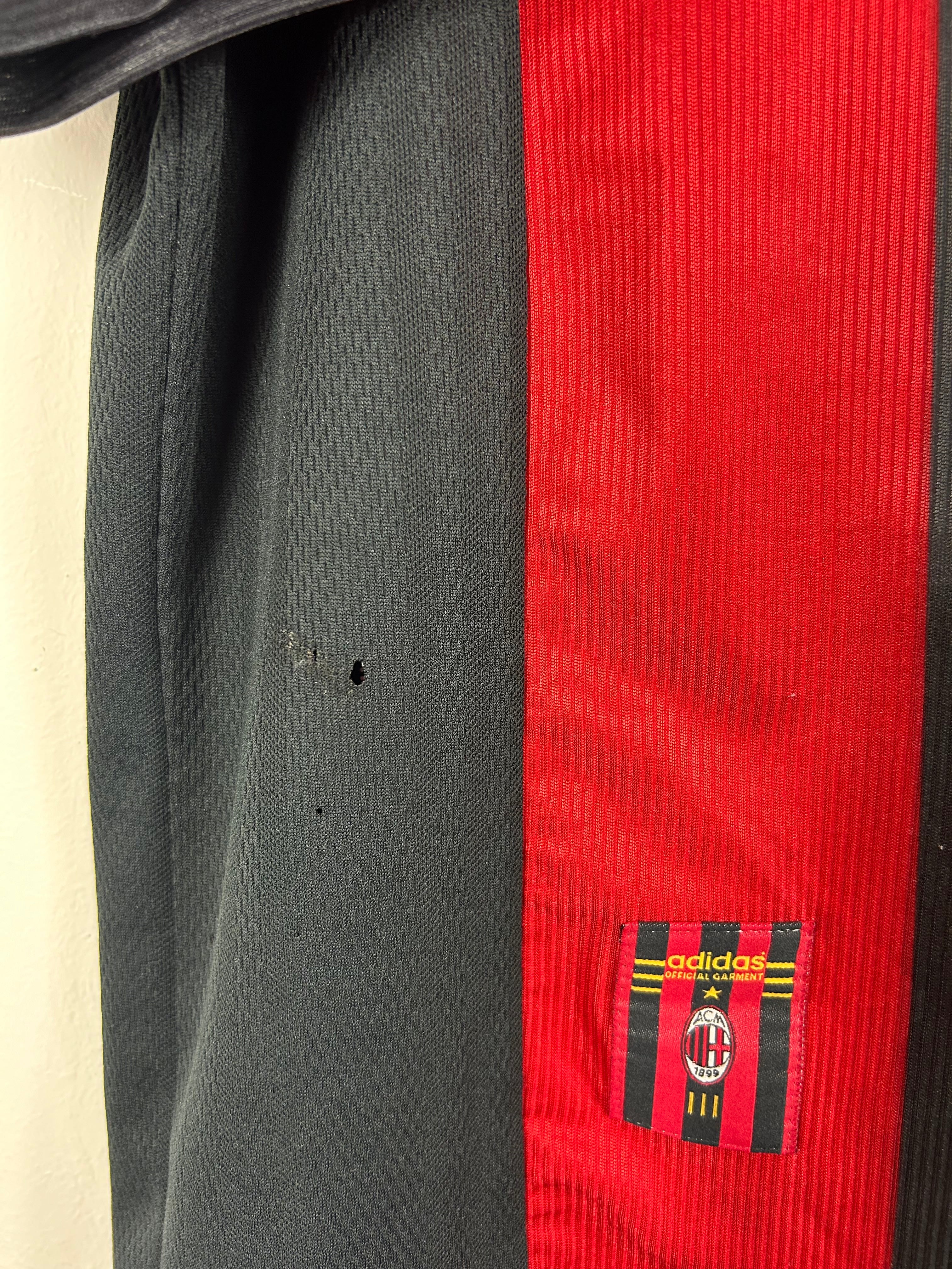 AC MILAN 1998/99 HOME SHIRT (L) ADIDAS