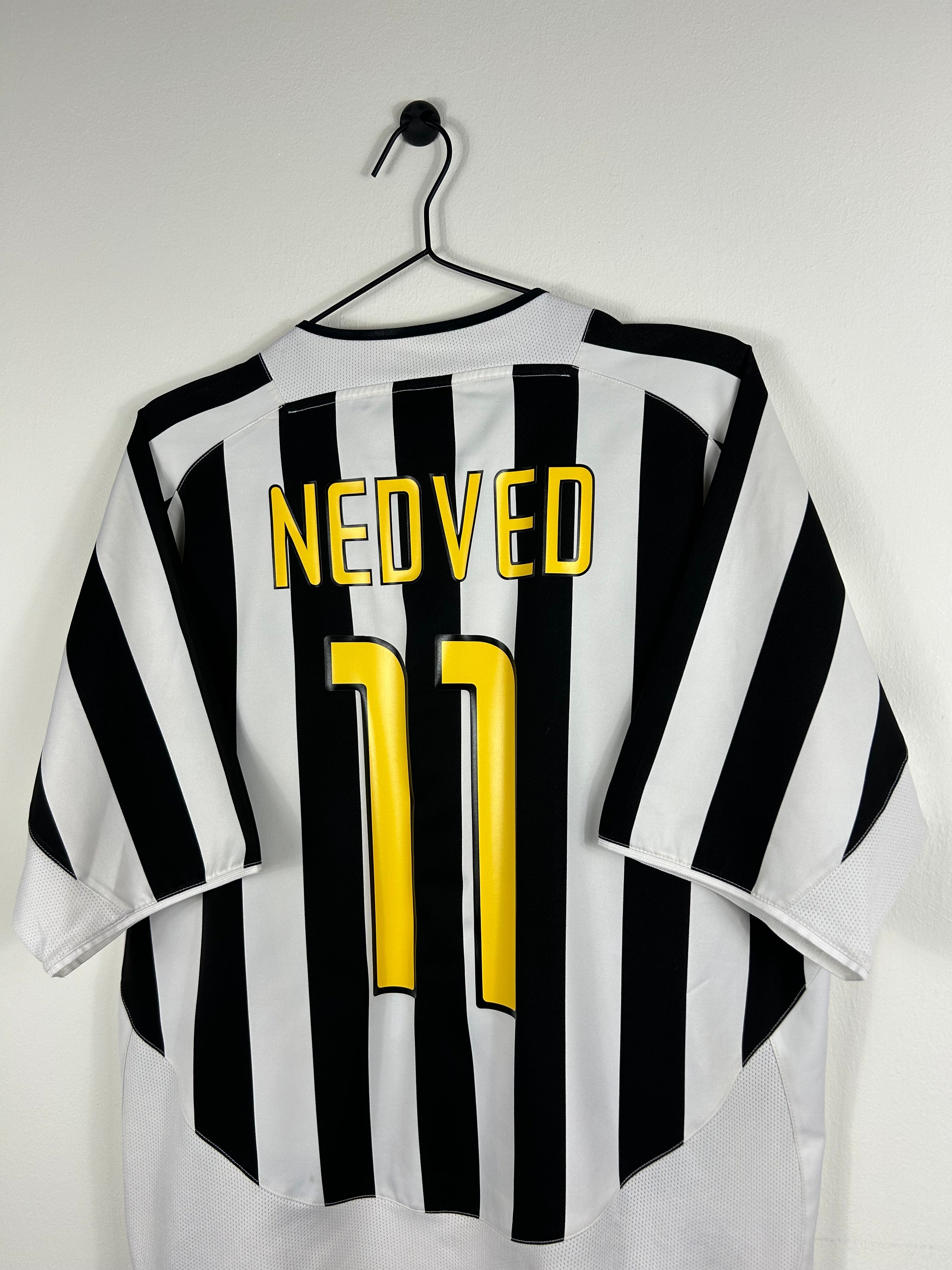 JUVENTUS 2003/04 NEDVED #11 HOME SHIRT (L) NIKE