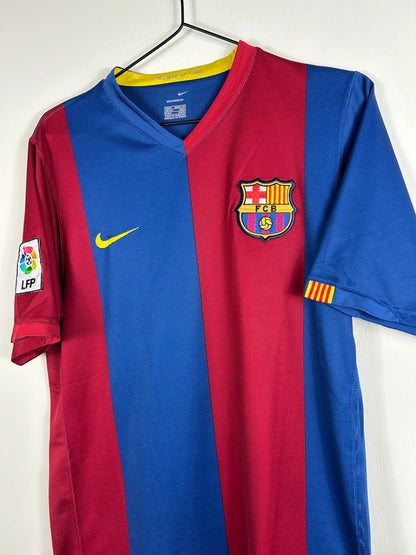 BARCELONA 2006/07 ETO'O #9 HOME SHIRT (M) NIKE