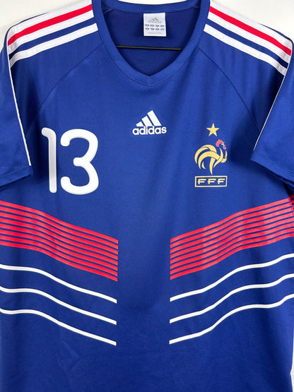 FRANCE 2010 EVRA #13 HOME SHIRT (M) ADIDAS