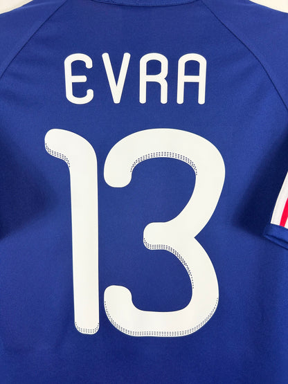 FRANCE 2010 EVRA #13 HOME SHIRT (M) ADIDAS