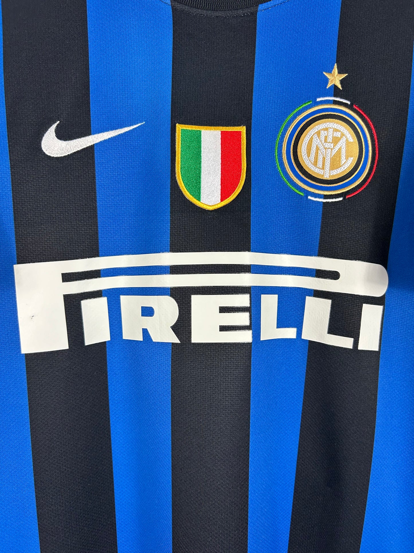 INTER MILAN 2009/10 ETO'O #9 CENTENARY HOME SHIRT (M) NIKE