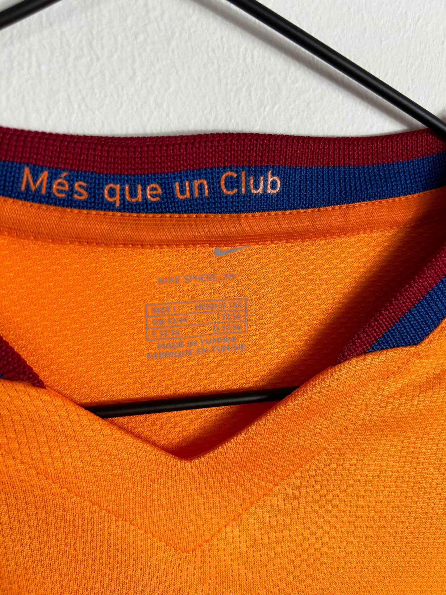 BARCELONA 2006/07 MESSI #19 AWAY SHIRT (L) NIKE