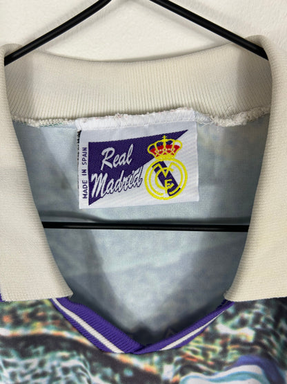 REAL MADRID 1996/97 RAUL #7 GRAPHIC SHIRT (L)