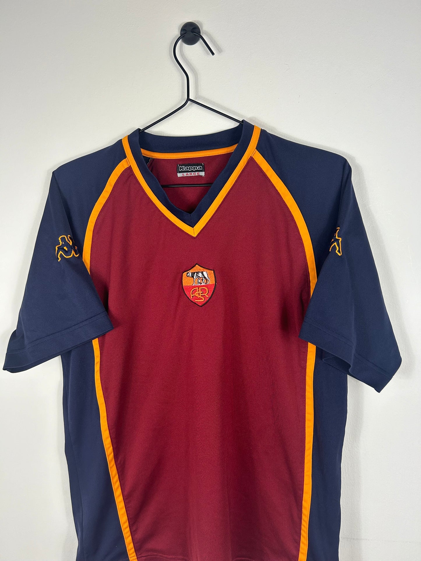 AS ROMA 2000/01 TRAINING SHIRT (L) KAPPA