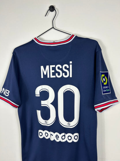 PARIS SAINT-GERMAIN 2021/22 MESSI #30 HOME SHIRT (M) AIR JORDAN