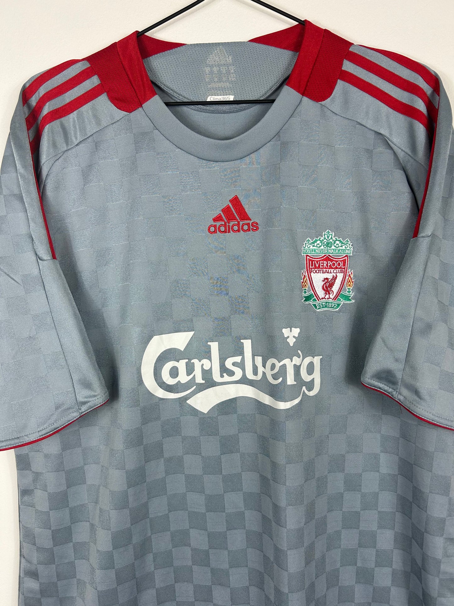 LIVERPOOL 2008/09 GERRARD #8 AWAY SHIRT (L) ADIDAS