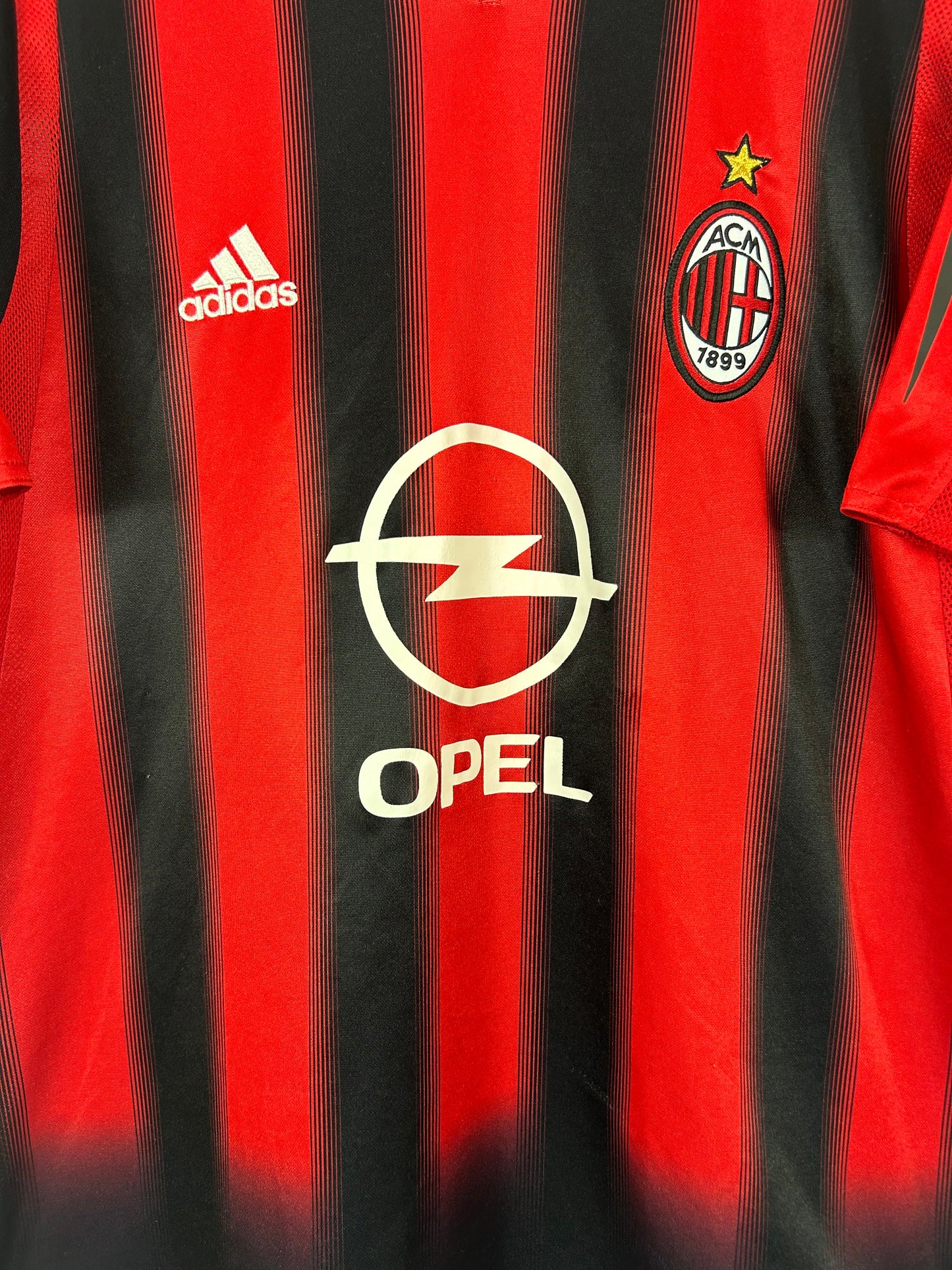 AC MILAN 2004/05 KAKA #22 HOME SHIRT (M) ADIDAS