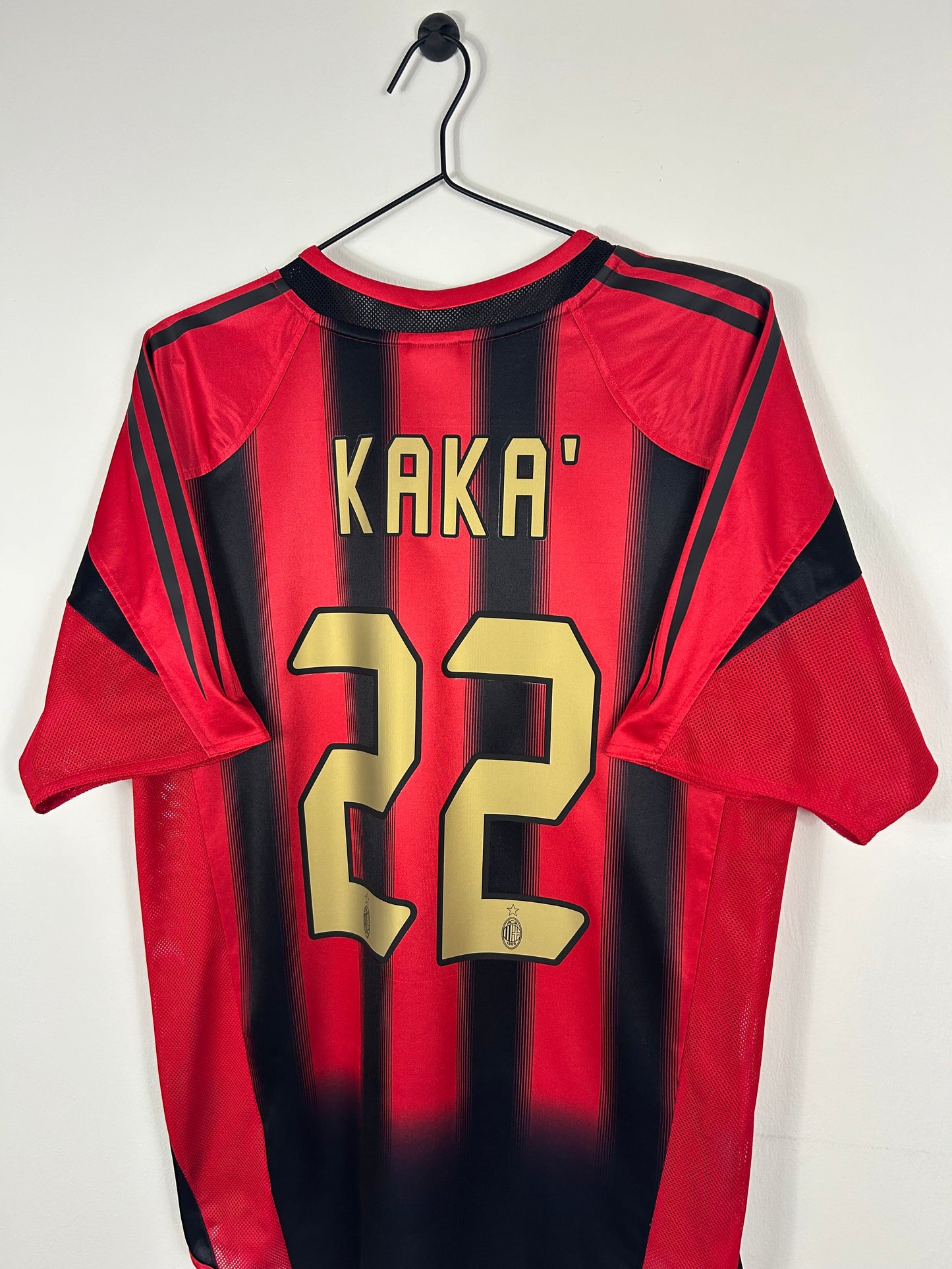 AC MILAN 2004/05 KAKA #22 HOME SHIRT (M) ADIDAS