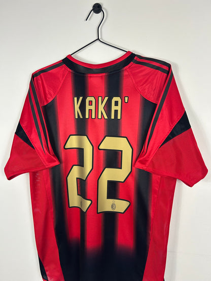 AC MILAN 2004/05 KAKA #22 HOME SHIRT (M) ADIDAS