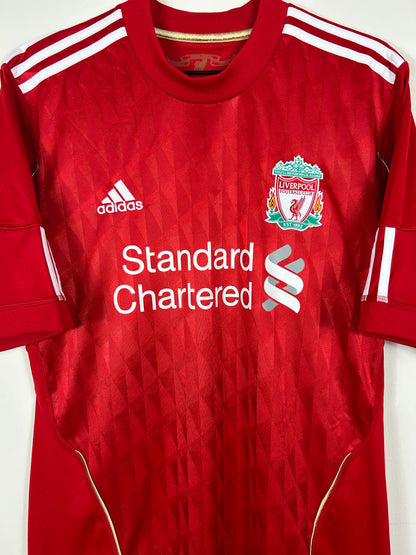 LIVERPOOL 2011/12 SUAREZ #7 HOME SHIRT (M) ADIDAS