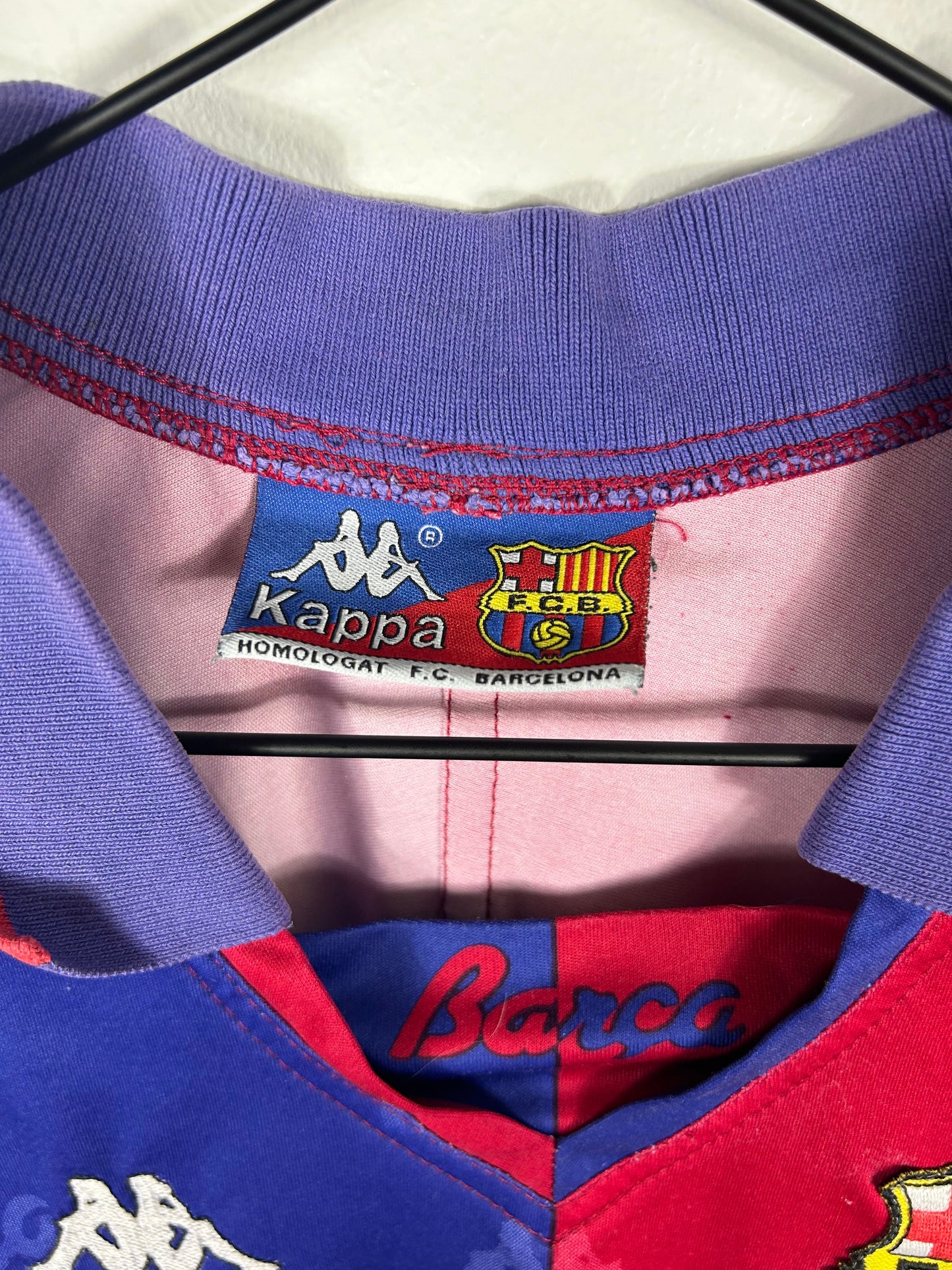 BARCELONA 1992/95 HOME SHIRT (L) KAPPA