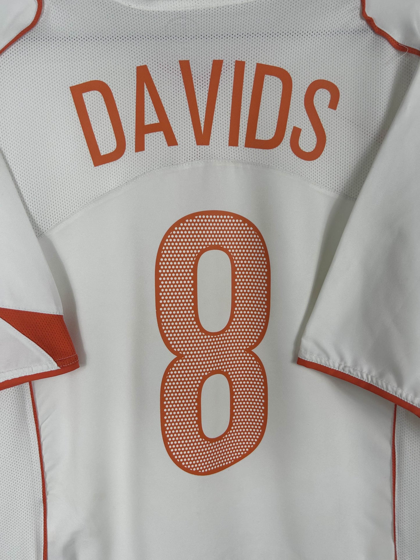 NETHERLANDS 2004 DAVIDS #8 AWAY SHIRT (L) NIKE