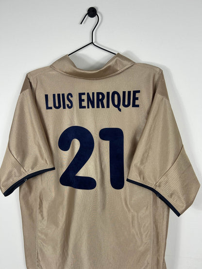 BARCELONA 2001/02 LUIS ENRIQUE #21 AWAY SHIRT (L) NIKE