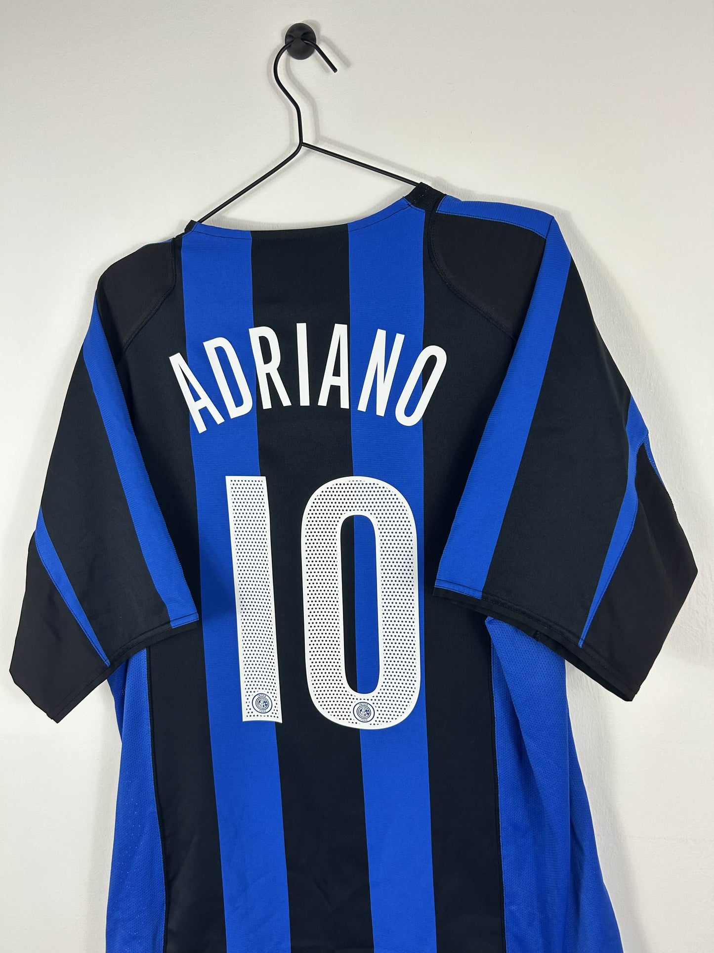 INTER MILAN 2004/05 ADRIANO #10 HOME SHIRT (XL) NIKE