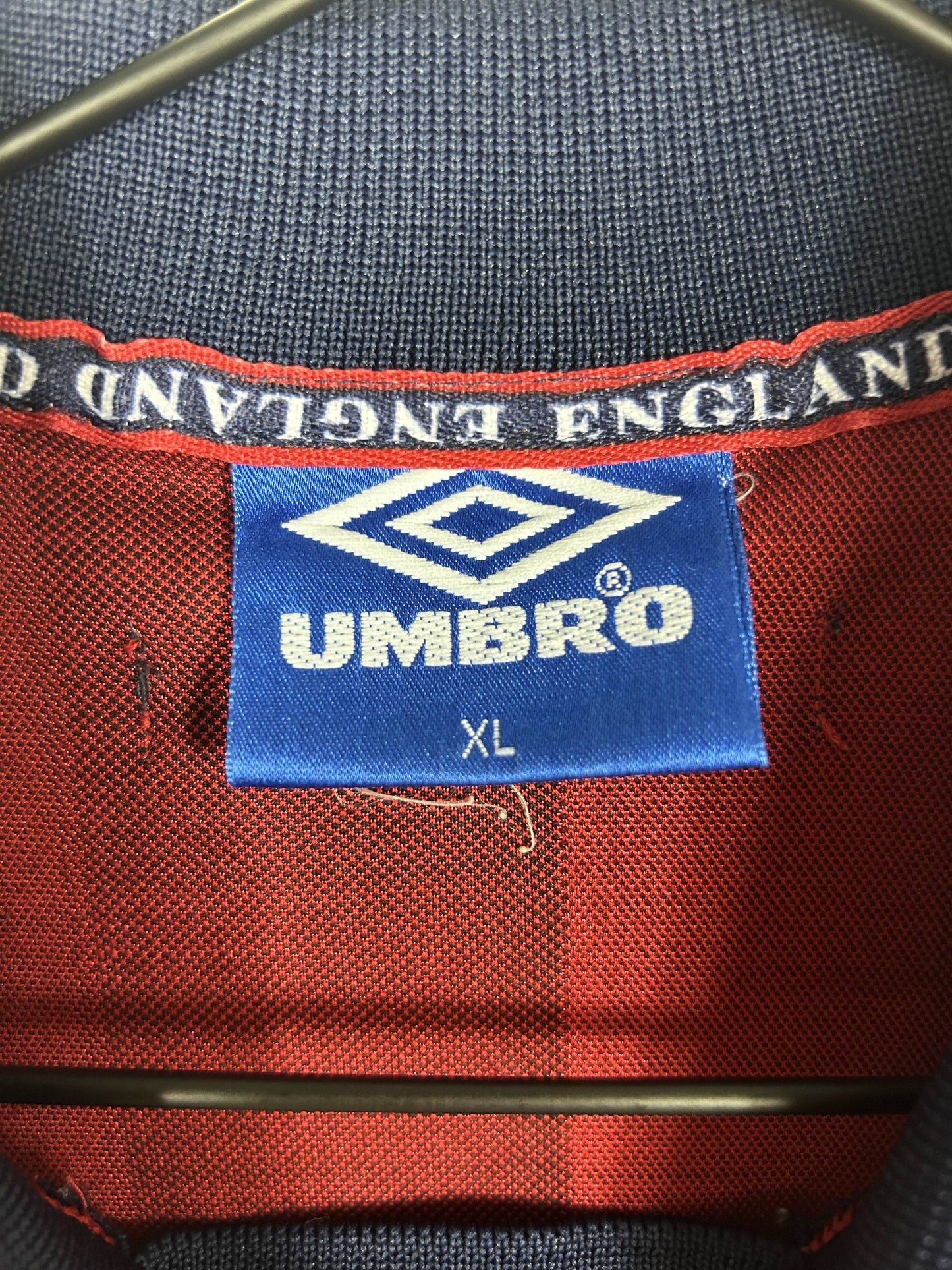 ENGLAND 1998 AWAY SHIRT (XL) UMBRO