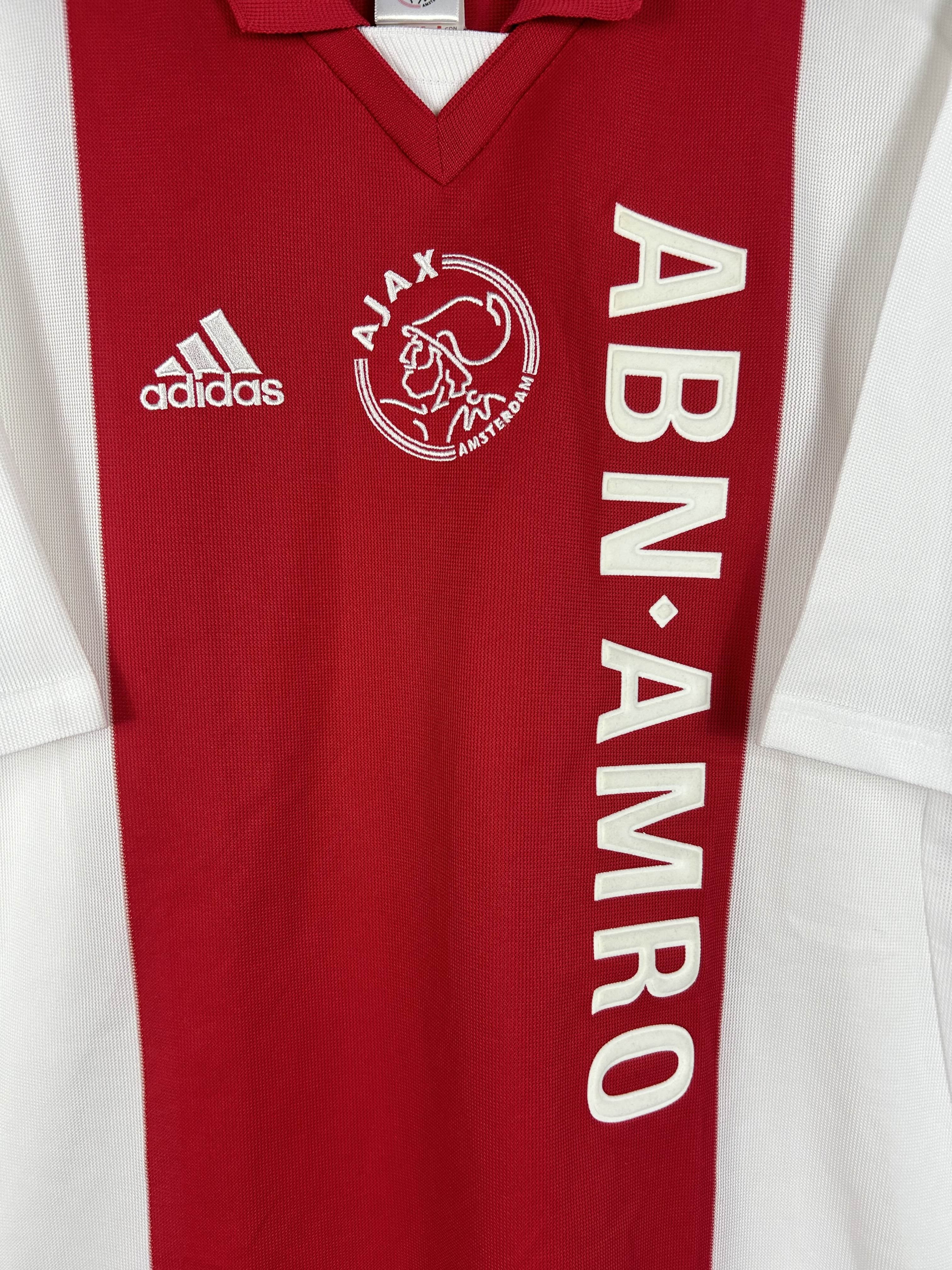 AJAX 2001/02 ZLATAN #9 HOME SHIRT (L) ADIDAS