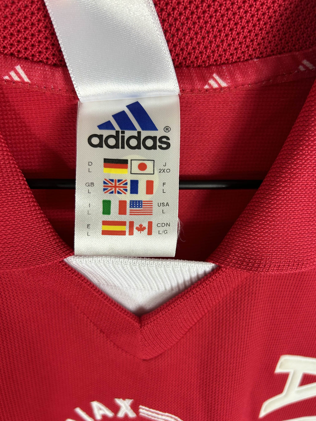 AJAX 2001/02 ZLATAN #9 HOME SHIRT (L) ADIDAS