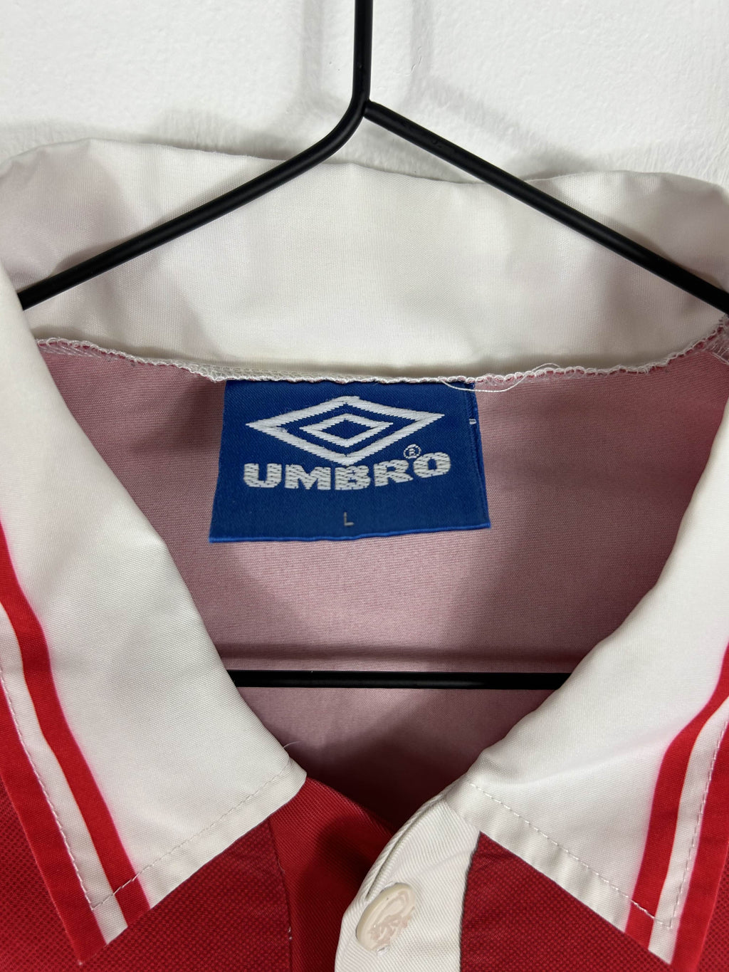 AJAX 1997/98 HOME SHIRT (L) UMBRO