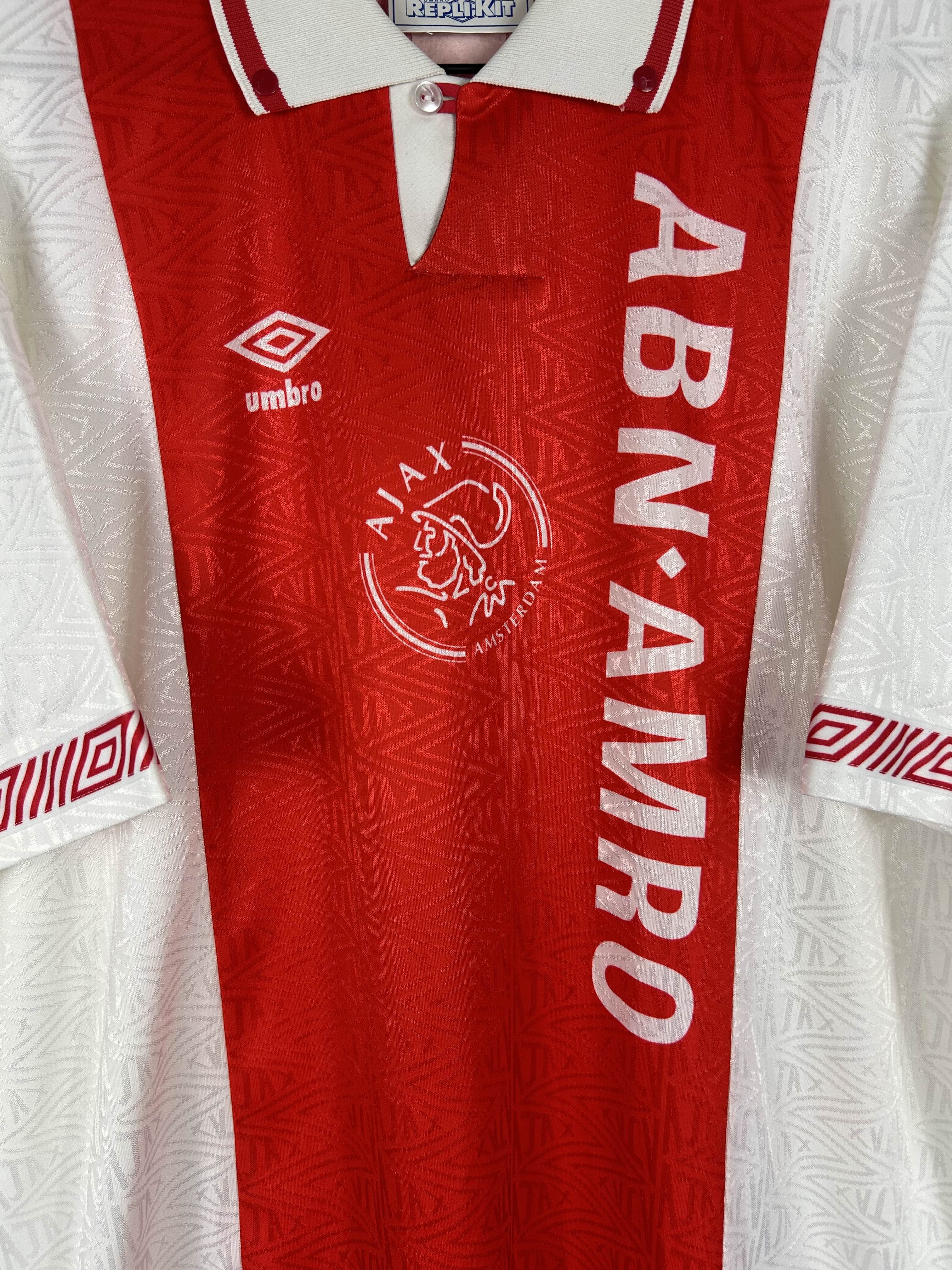 AJAX 1991/93 HOME SHIRT (L) UMBRO