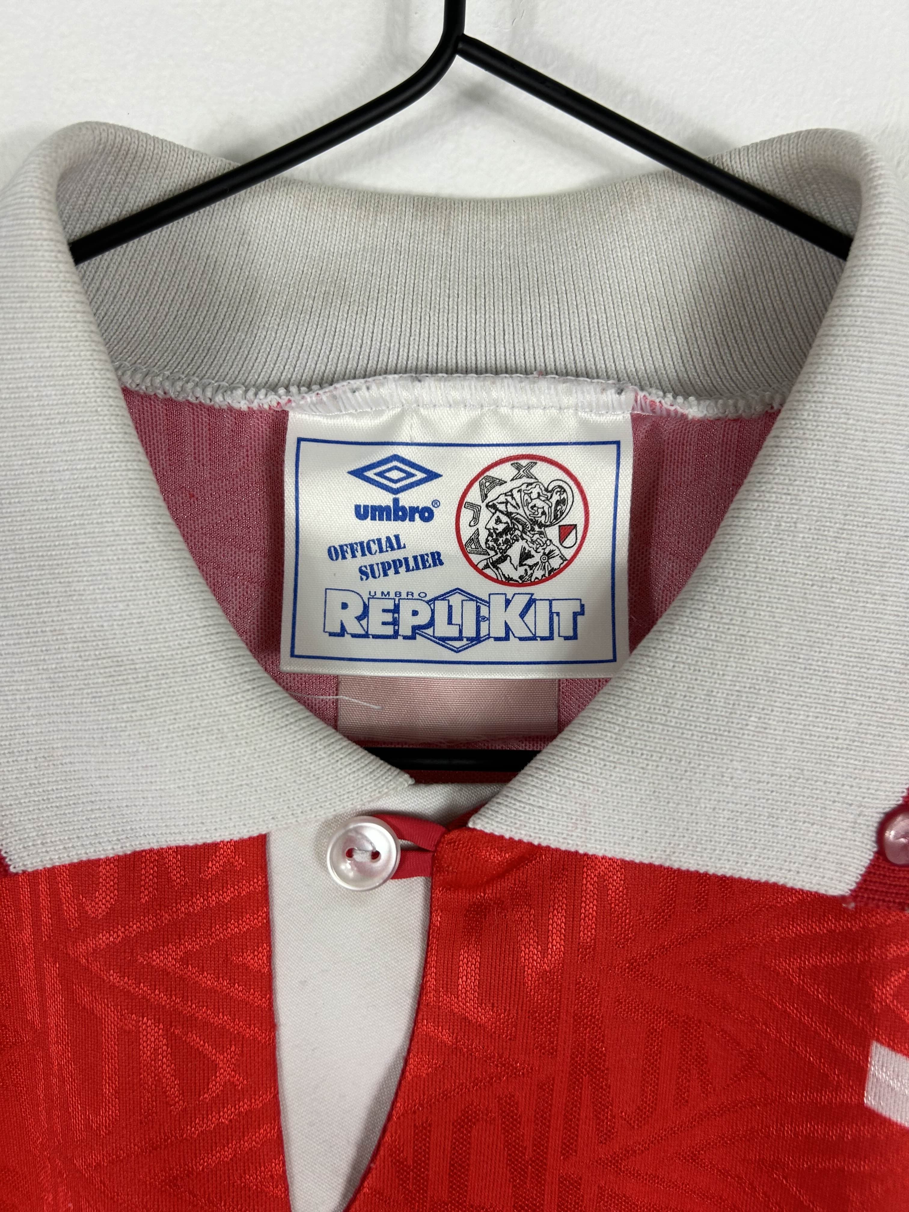 AJAX 1991/93 HOME SHIRT (L) UMBRO