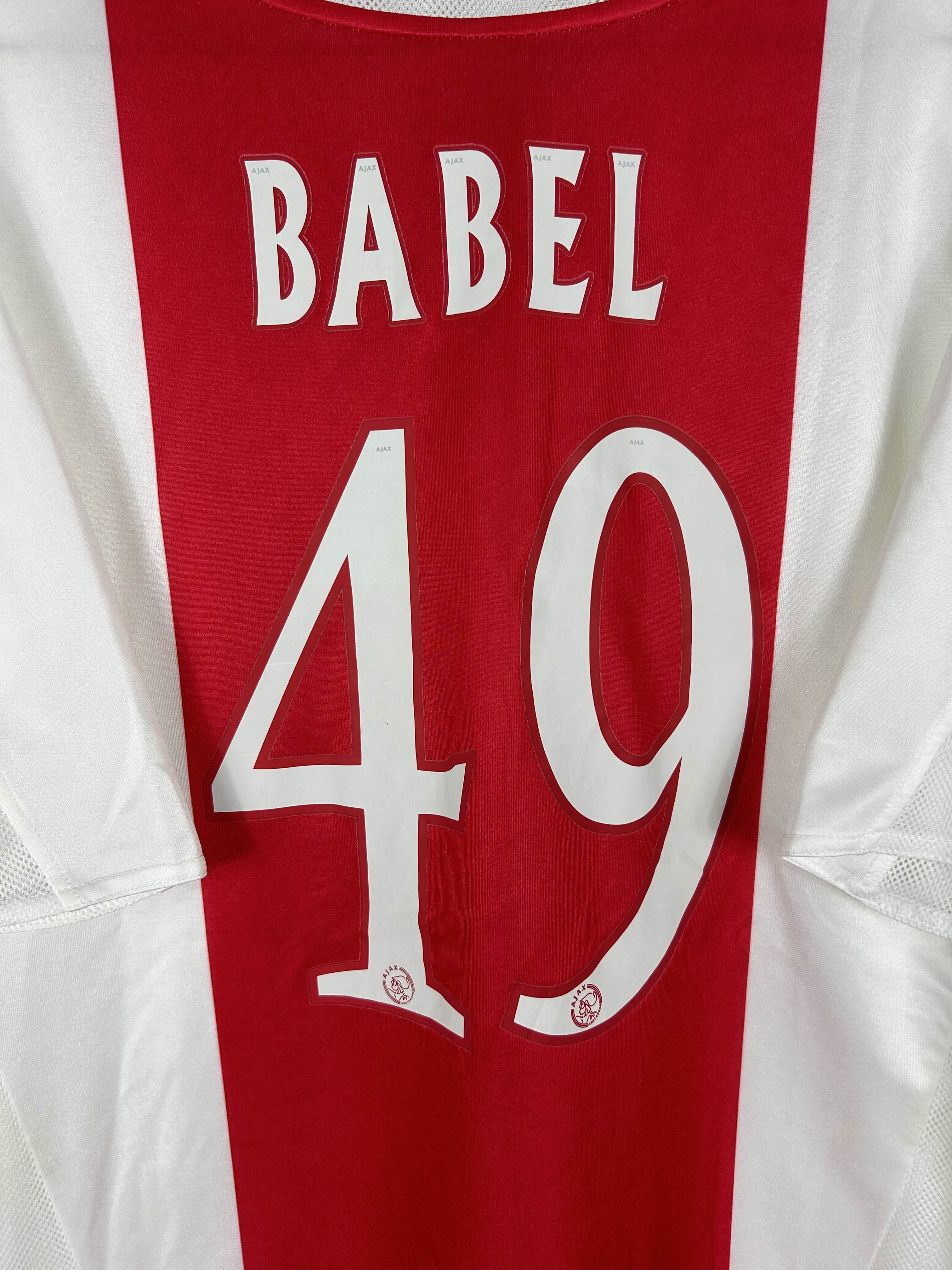 AJAX 2004/05 BABEL #49 HOME SHIRT (XL) ADIDAS