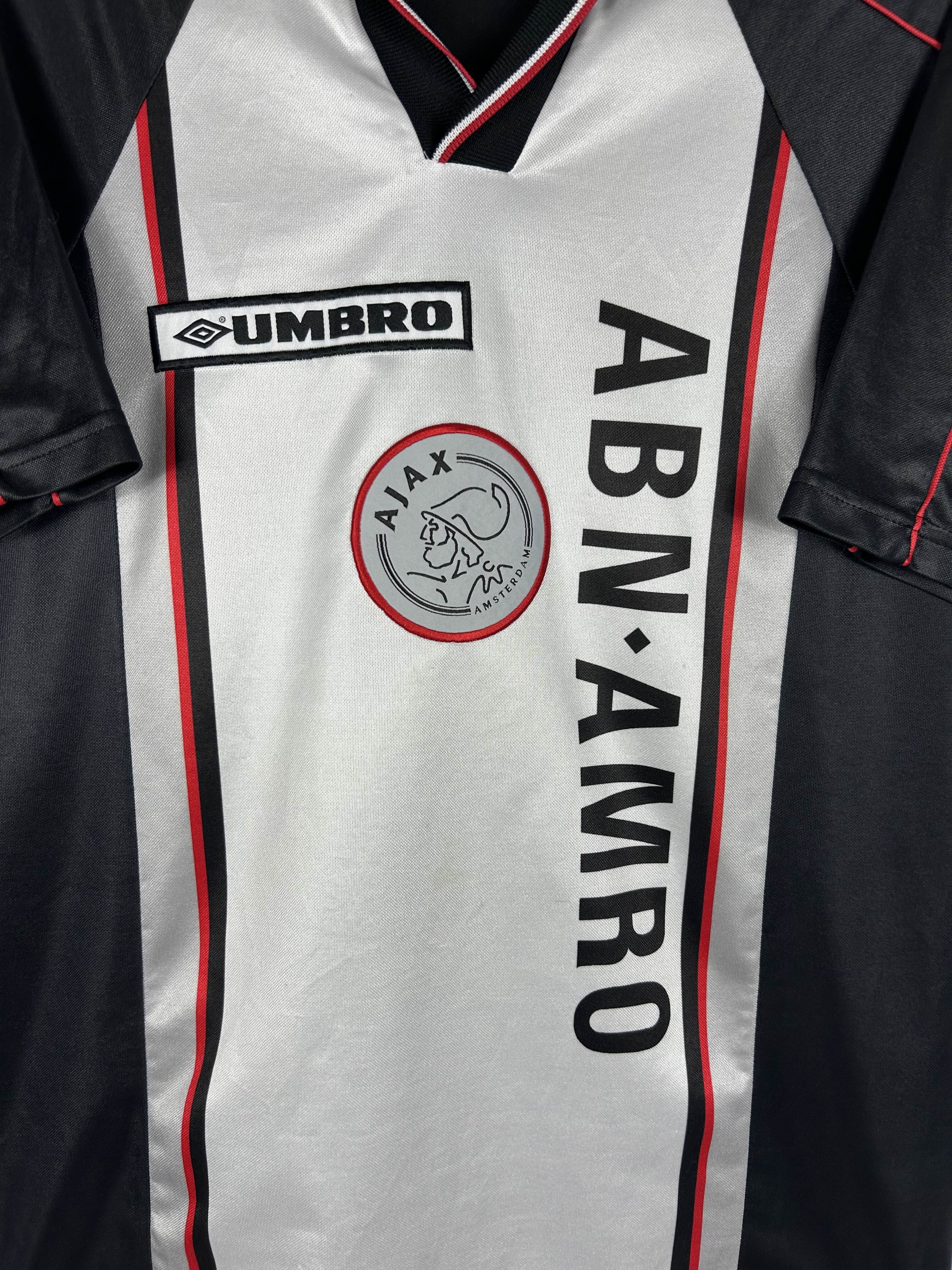 AJAX 1998/99 LITMANEN #10 AWAY SHIRT (M) UMBRO