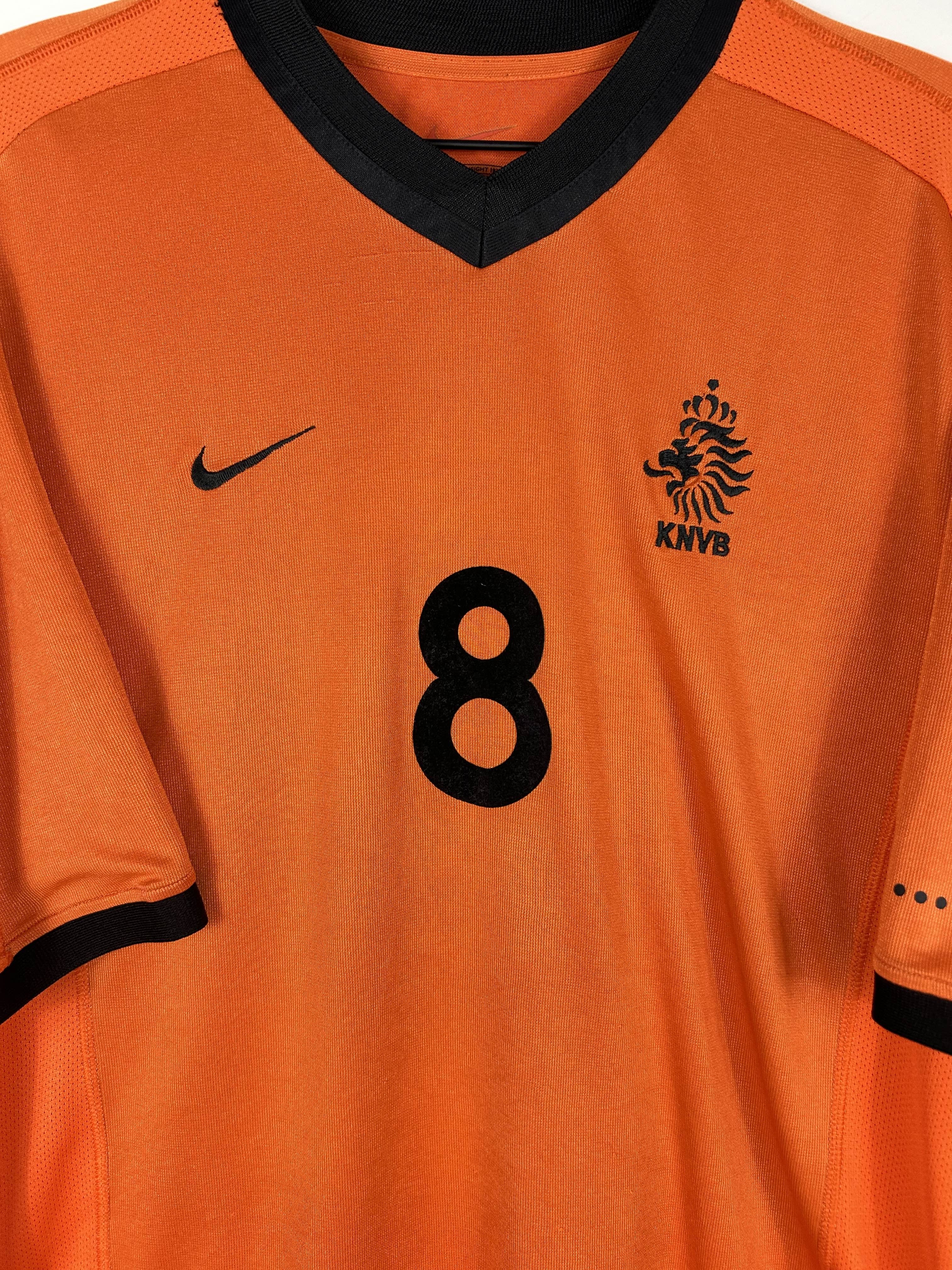 NETHERLANDS 2000 DAVIDS #8 HOME SHIRT (L) NIKE
