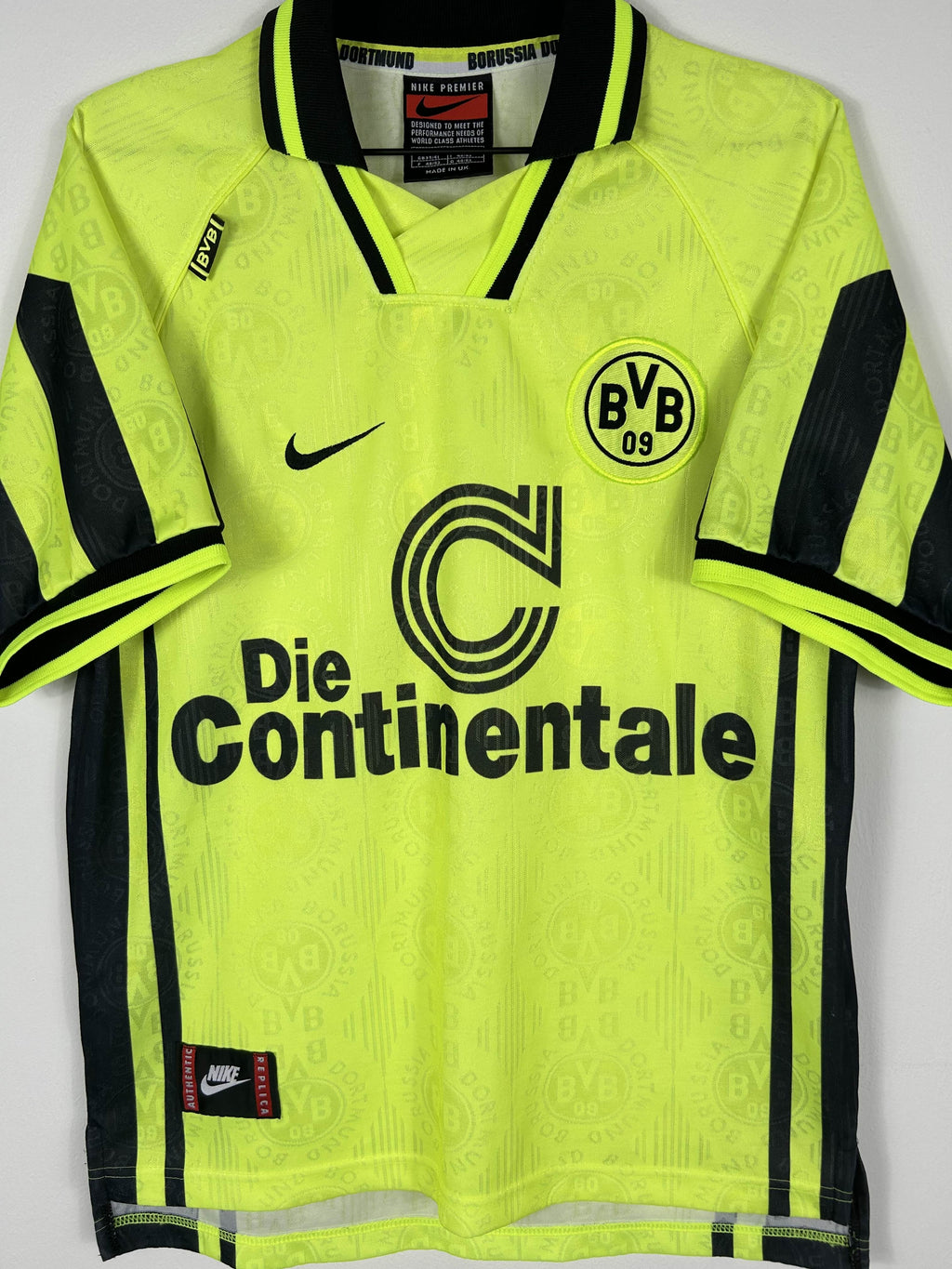 BORUSSIA DORTMUND 1996/97 HOME SHIRT (M) NIKE
