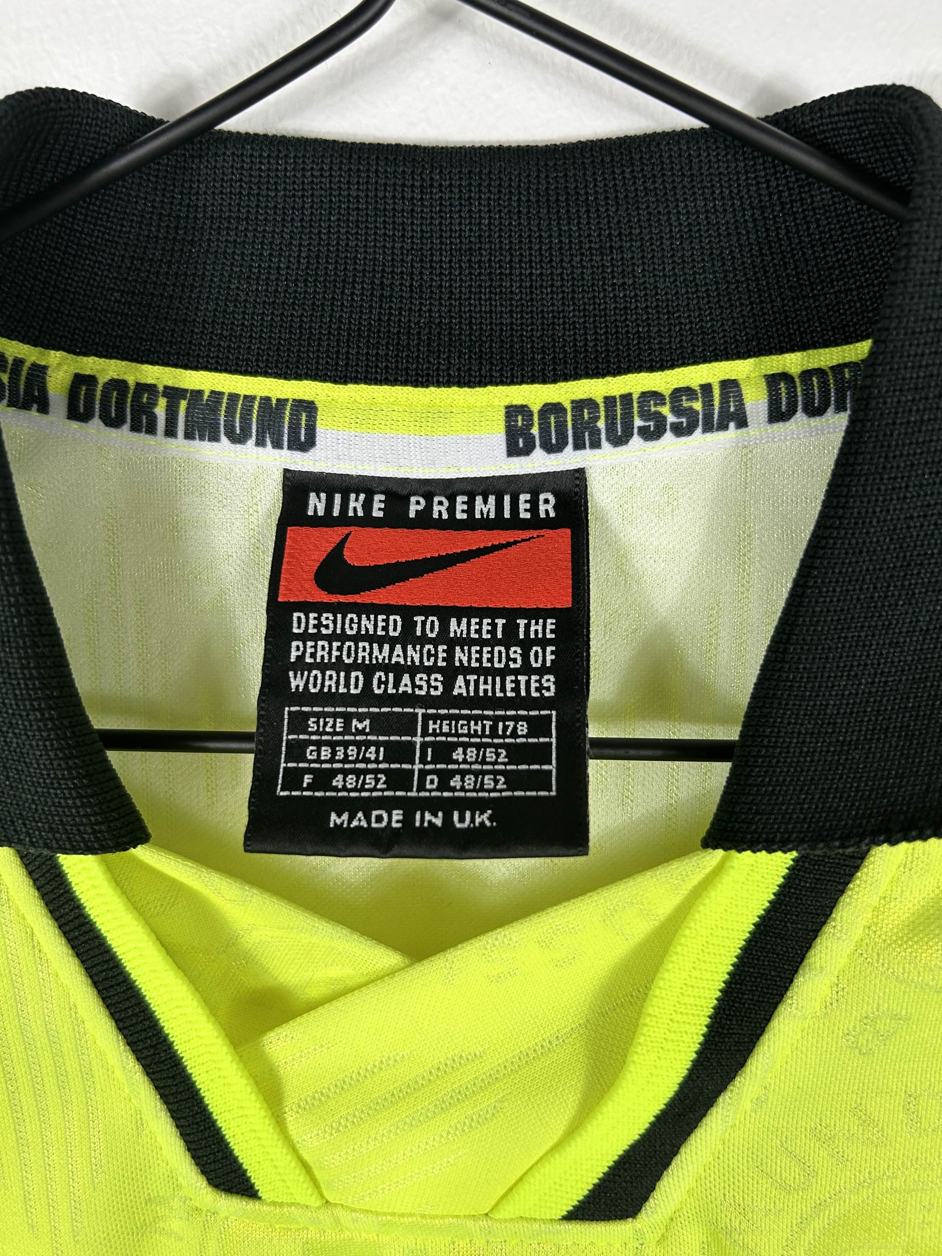 BORUSSIA DORTMUND 1996/97 HOME SHIRT (M) NIKE